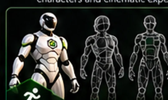 Concept illustration for character and animation workflows