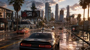 Downtown neon scene thumbnail